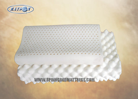 Durable Premium Natural Latex Foam Pillow For Adults / Latex Travel Pillow