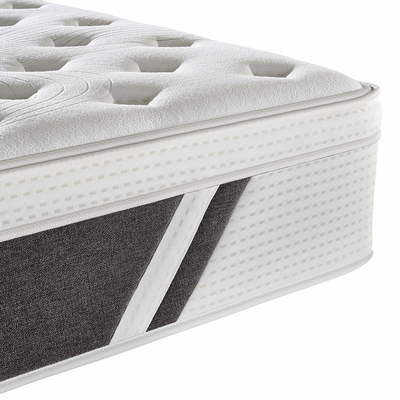 Euro Top Latex Foam 7 Zones Rolling Pocket Spring Mattress King Size